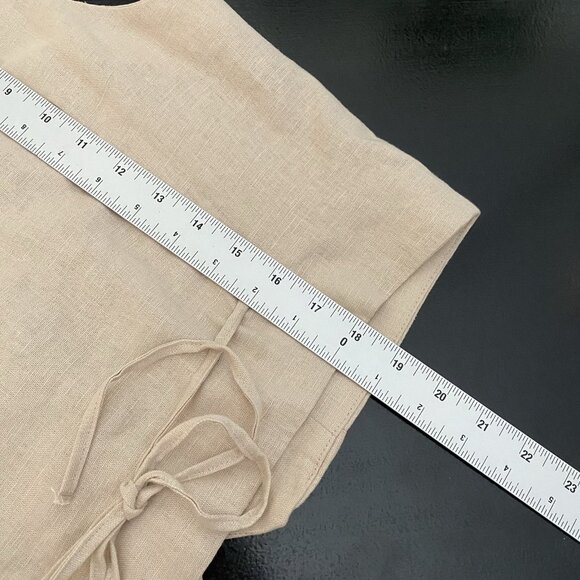 Love Tree Tailored Vest Top Women’s L Linen Blend Button Up V Neck Minimalist - Picture 11 of 11